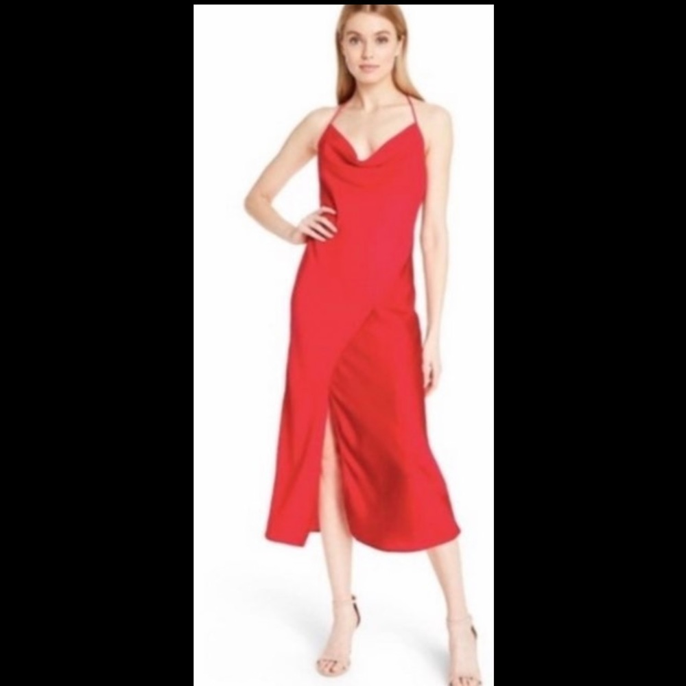 Cushnie x Target Red slip dress
